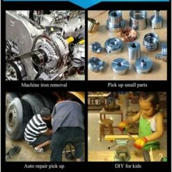 Outil De Ramassage Magnétique Flexible 1 Pièce, Balai Magnétique Mécanique à Aimant Flexible Portable Pour La Cueillette De Petites Pièces, écrous, Boulons, Vis, Clés, Pièces Automobiles 520 Mm -Pro Outils Soldes Magasin 100266635 3