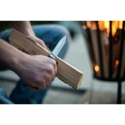 Fiskars Couteau Universel De Jardin Et Outdoor, Fourreau En Plastique Inclus, Longueur: 22,5 Cm, Noir/Orange, K40, 1001622 -Pro Outils Soldes Magasin 10641645 4