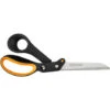 Fiskars Ciseaux De Bricolage Ultra Performants, Pour Droitiers, Avec Technologie De Démultiplication De Force, Longueur : 24 Cm, Lames En Acier Inoxydable/poignées En Plastique, Noir/Orange, Amplify, -Pro Outils Soldes Magasin 10641694 1