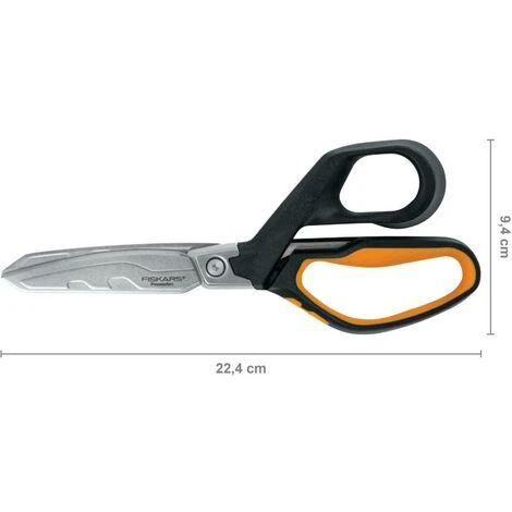 Fiskars Ciseaux Tâches Difficiles 21cm, Convient à La Coupe Des Matérieux Isolants Comme La Laine De Verre Ou Le Polysterene, Mécanisme De Réduction D'effort, Lame En Acier Inoxydable, PowerArc , 102 4 Fiskars Ciseaux Tâches Difficiles 21cm, Convient à La Coupe Des Matérieux Isolants Comme La Laine De Verre Ou Le Polysterene, Mécanisme De Réduction D'effort, Lame En Acier Inoxydable, PowerArc , 102 - Image 2