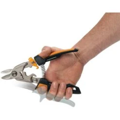 Fiskars Cisaille Type Aviation Coupe Droite Lame Bulldog 38,1mm, PowerGear, 1027212 -Pro Outils Soldes Magasin 10641735 3