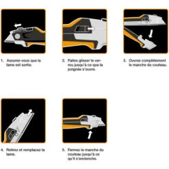 Fiskars Cutter De Plaquiste, CarbonMax, 1027226 -Pro Outils Soldes Magasin 10641742 3