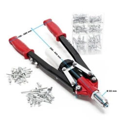 Pince à Rivet Aveugle Pince à Levier 150 Pièces Aluminium Rivets Borgnes -Pro Outils Soldes Magasin 12823947 2