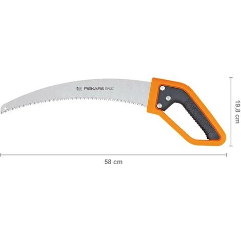 Fiskars Scie Fiskars Poignée D SW37 (lame 37cm), Lame De Précision, Durable En Acier Entièrement Trempée Et Affûtée Pour Utilisation Intensive, Revêtement SoftGripTM Solid, 1028374 4 Fiskars Scie Fiskars Poignée D SW37 (lame 37cm), Lame De Précision, Durable En Acier Entièrement Trempée Et Affûtée Pour Utilisation Intensive, Revêtement SoftGripTM Solid, 1028374 - Image 2