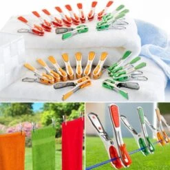 Pinces à Linge X24 Inox Incassables Révolution Avec Crochets Clips De Suspension 11 Pinces à Linge X24 Inox Incassables Révolution Avec Crochets Clips De Suspension -Pro Outils Soldes Magasin 1657740 5