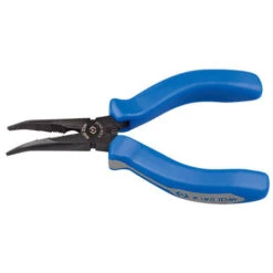 Pince à Becs Demi-ronds Coudés Mini 134 Mm