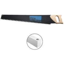 Scie à Main PRO Lame Dents Carbure L. 630 X Z 34 Pour Béton Cellulaire, Panneaux Isolants - Diamwood Platinum