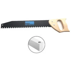 Scie à Main PRO Lame Dents Carbure L. 450 X Z 22 Pour Béton Cellulaire, Panneaux Isolants - Diamwood Platinum