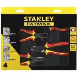 STANLEY Coffret De 4 Pinces Isolées 1000V -Pro Outils Soldes Magasin 24134591 4