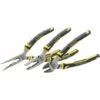 Coffret De 3 Pinces MaxSteel - Universelle 165 Mm - Coupante Diagonale 165 Mm - Bec Long Droit 155 Mm - STANLEY, 4-84-488