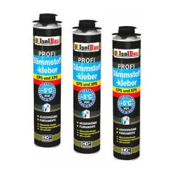 Isolbau Adhésif D'isolation Mousse Adhésive 3 X 750 Ml Adhésif De Périmètre EPS XPS Haute Qualité -Pro Outils Soldes Magasin 27165379 4