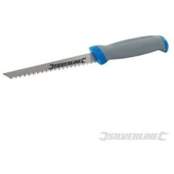 Silverline Scie Pour Plaques De Plâtre Avec Manche Caoutchouté, 150 Mm, 150 Mm