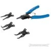 Silverline Pince à Circlips 5-en-1, 160 Mm, 160 Mm -Pro Outils Soldes Magasin 28088229 1