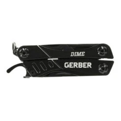 Outil Multifonction Gerber Avec 12 fonctions, Dime Pocket Multi-tool, Noir, 31-003610