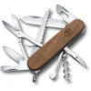 Couteau De Poche Suisse Huntsman En Bois Victorinox 1.3711.63B1 Avec 13 Fonctions. Comprend Des Ciseaux Présentés Sous Blister