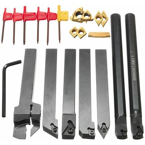 7 Set 12mm Shank 45HRC Tour Boring Bar Turning Tool Holder Set Avec Carbure 6 7 Set 12mm Shank 45HRC Tour Boring Bar Turning Tool Holder Set Avec Carbure - Image 4
