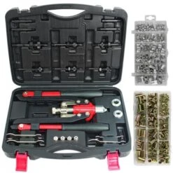 PINCE A RIVET ET INSERT + ASSORTIMENTS 235 INSERTS ACIER ET 150 ALU