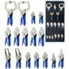 JEU DE 16 PINCES ETAU CARROSSIER BGS- RONDES - DE SOUDURE - BECS FINS -Pro Outils Soldes Magasin 3034850 1