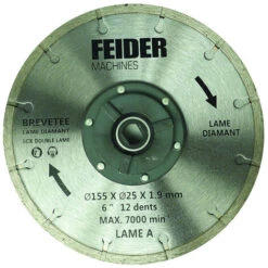 FEIDER Lame Pour Scie Double FDL155DB