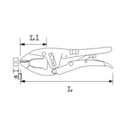 Pince Etau Grande Capacite Mors Mobile SAM - 21230 -Pro Outils Soldes Magasin 30911166 3
