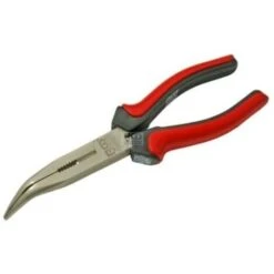 BGS 338 PINCE À BECS DEMI RONDS COUDÉS EFFILÉS 200MM