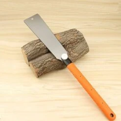 LITZEE Scie Japonaise Ryoba Scie Japonaise Tranchante Pour La Coupe De Bambou, Bois, Tuyau, Longueur 250mm (Scie)