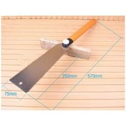 LITZEE Scie Japonaise Ryoba Scie Japonaise Tranchante Pour La Coupe De Bambou, Bois, Tuyau, Longueur 250mm (Scie) -Pro Outils Soldes Magasin 33252711 3