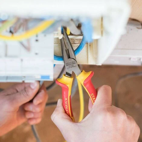 STANLEY 0-84-006 - -pince 1000V VDE Emi-rond Droit 160 Mm 6 STANLEY 0-84-006 - -pince 1000V VDE Emi-rond Droit 160 Mm - Image 4