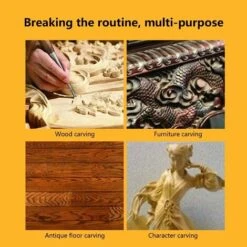 Kit De Machine &agrave Arbre Flexible Suspendu Pour Le Travail Du Bois Avec 5 Conseils De Sculpture Cl&eacute Ciseau &eacutelectrique &agrave Arbre Flexible -Pro Outils Soldes Magasin 35852291 4