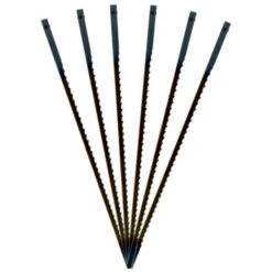 Lot De 6 Lames SCHEPPACH Pour Scies à Chantourner - 10 Dents - 135 X 3 X 0,5 Mm - 88000013