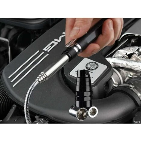 ABXKZ Outil De Ramassage Magnétique Télescopique Avec Lumière LED: Lampe De Poche Télescopique Flexible Avec Aimant De Ramassage à Aimant Mécanique, Gadgets Uniques D'outil De Récupération Extensible 6 ABXKZ Outil De Ramassage Magnétique Télescopique Avec Lumière LED: Lampe De Poche Télescopique Flexible Avec Aimant De Ramassage à Aimant Mécanique, Gadgets Uniques D'outil De Récupération Extensible - Image 4