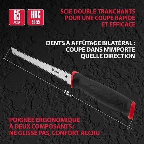 MTX - Scie à Guichet 180 Mm - Lame à Deux Tranchants 4 MTX - Scie à Guichet 180 Mm - Lame à Deux Tranchants - Image 2