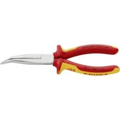 Knipex 26 26 200 VDE Pince Plate à Becs Ronds Coudée à 45° 200 Mm -Pro Outils Soldes Magasin 4411487 4