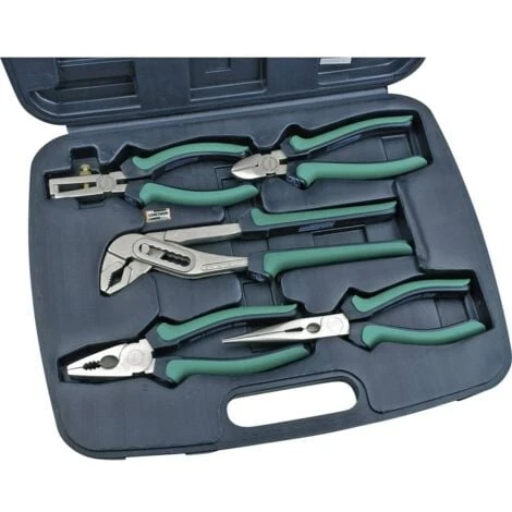 Brüder Mannesmann M10996 Pour Latelier Jeu De Pinces 5 Pièces 3 Brüder Mannesmann M10996 Pour Latelier Jeu De Pinces 5 Pièces