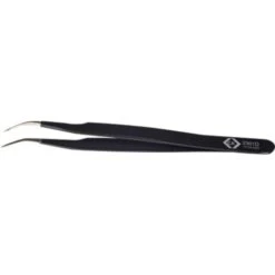 C.K T2361D Antistatique (ESD) Pince Brucelle ESD 7a SA-ESD Pointue, Courbée, Fine 120 Mm