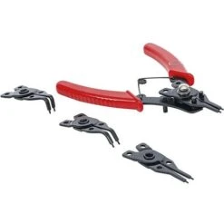 Pince A Circlips Interieur Exterieur - 4 Machoires Interchangeables