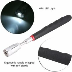 Outil De Ramassage Aimanté Télescopable Ramasse Magnétique Avec Poignet En Mousse Et LCD Ramasse Extensible De 19 à 69cm Idéal Pour Les Coins Et Les Endroits Foncés GrooFoo 10 Outil De Ramassage Aimanté Télescopable Ramasse Magnétique Avec Poignet En Mousse Et LCD Ramasse Extensible De 19 à 69cm Idéal Pour Les Coins Et Les Endroits Foncés GrooFoo -Pro Outils Soldes Magasin 47907250 4