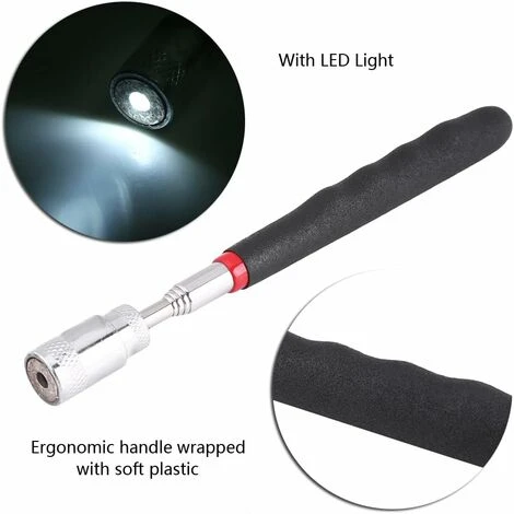Outil De Ramassage Aimanté Télescopable Ramasse Magnétique Avec Poignet En Mousse Et LCD Ramasse Extensible De 19 à 69cm Idéal Pour Les Coins Et Les Endroits Foncés GrooFoo 6 Outil De Ramassage Aimanté Télescopable Ramasse Magnétique Avec Poignet En Mousse Et LCD Ramasse Extensible De 19 à 69cm Idéal Pour Les Coins Et Les Endroits Foncés GrooFoo - Image 4