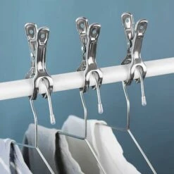 10pcs Pinces à Serviettes De Plage En Acier Inoxydable, Pinces Coupe-vent Cintre à épingles à Linge, Pinces à Serviettes Grandes 10 10pcs Pinces à Serviettes De Plage En Acier Inoxydable, Pinces Coupe-vent Cintre à épingles à Linge, Pinces à Serviettes Grandes -Pro Outils Soldes Magasin 49193340 4