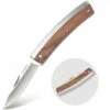 DURATECH Couteau De Poche Pliant Avec Poignée En Bois, Lame En Acier 7Cr17, Léger Et Compact Idéal Pour Pêche, Randonnée, Camping Ou Couteau à Fruits Usage Domestique -Pro Outils Soldes Magasin 50850490 1