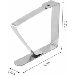 Pince Nappe Inoxydable, 10 Pièces Pinces Pour Nappe De Table, Pince Nappe Clip Exterieur Ajustable, Attache Nappe Jardin Pour Cuisine Bureau Restaurant Pique-Nique Mariage Fête,Fontainebleau 8 Pince Nappe Inoxydable, 10 Pièces Pinces Pour Nappe De Table, Pince Nappe Clip Exterieur Ajustable, Attache Nappe Jardin Pour Cuisine Bureau Restaurant Pique-Nique Mariage Fête,Fontainebleau -Pro Outils Soldes Magasin 52696671 2