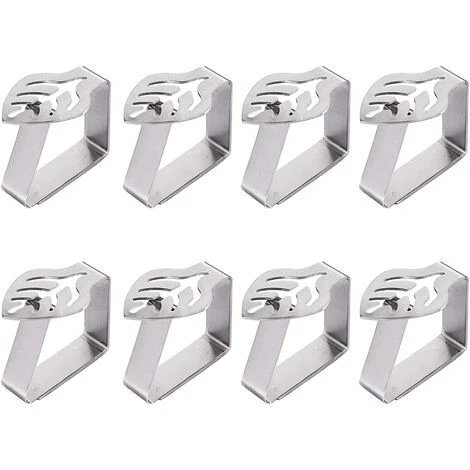 Pinces à Nappe En Acier Inoxydable 8 Pièces Forme De Feuille Support De Pince De Nappe Réglable Pour Mariage Extérieur Pique-Nique Restaurant Maison, Argen Fontainebleau 3 Pinces à Nappe En Acier Inoxydable 8 Pièces Forme De Feuille Support De Pince De Nappe Réglable Pour Mariage Extérieur Pique-Nique Restaurant Maison, Argen Fontainebleau