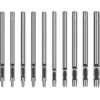 10 Pièces,Emporte Pièce Cuir, Poincon, Creux Poinçon En Cuir, Poinçon Creux En Acier Rond Set Outils De Perforation De Trou Creux De Cuir Pour Le Cuir, Bande De Montre, Toile, Oeillet (Métal)，Fonepro -Pro Outils Soldes Magasin 57370718 1