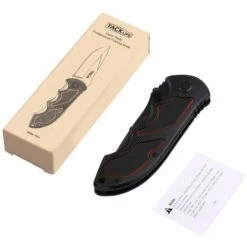 Couteaux Pliants Professionnels, En Acier Inoxydable, Avec Manche En Bois, Portable, Polyvalent - FK03 -Pro Outils Soldes Magasin 58758002 4