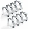 Acier Inoxydable Nappe Clip, Pince Nappe Exterieur, Pinces Pour Fixer Les Nappes, Clip Nappe Table Réglable, Pour Outdoor, Jardin, Mariage, Fêt E Et Pique Nique, 8 Pcs 1 Acier Inoxydable Nappe Clip, Pince Nappe Exterieur, Pinces Pour Fixer Les Nappes, Clip Nappe Table Réglable, Pour Outdoor, Jardin, Mariage, Fêt E Et Pique Nique, 8 Pcs -Pro Outils Soldes Magasin 59159399 1