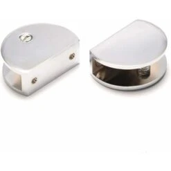 ZOLGINAH 4 Pièces Clip En Verre Demi-Cercle, Convient Pour La Maison, Hôtel, Bureau, Coiffeur Etabli Miroir Supports D'étagère En Verre (Argent) Semi-circulaire 9 ZOLGINAH 4 Pièces Clip En Verre Demi-Cercle, Convient Pour La Maison, Hôtel, Bureau, Coiffeur Etabli Miroir Supports D'étagère En Verre (Argent) Semi-circulaire -Pro Outils Soldes Magasin 59345586 3