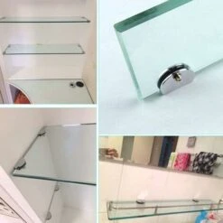 ZOLGINAH 4 Pièces Clip En Verre Demi-Cercle, Convient Pour La Maison, Hôtel, Bureau, Coiffeur Etabli Miroir Supports D'étagère En Verre (Argent) Semi-circulaire 10 ZOLGINAH 4 Pièces Clip En Verre Demi-Cercle, Convient Pour La Maison, Hôtel, Bureau, Coiffeur Etabli Miroir Supports D'étagère En Verre (Argent) Semi-circulaire -Pro Outils Soldes Magasin 59345586 4