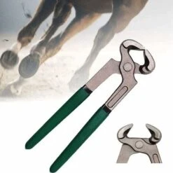 Générique Pince À Parer Professionnelle Soins Des Sabots Pour Chevaux, Taille-Pieds Polyvalent Pour Porcs Ovins, Porcs, Bovins, Avec Poignée En Caoutchouc, Durable Et Pratique