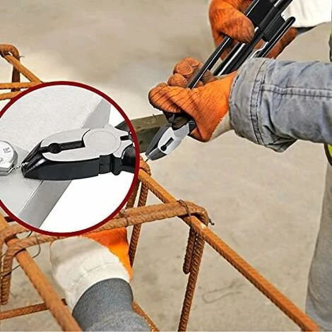 Pince à Freiner, 6 Pouces Pince Torsadée Pour Fil Pince à Torsader De Sécurité Pince à Fileter Avec Ressort Professionnelle Pince De Torsion En Acier à Haute Teneur En Carbone Durable 4 Pince à Freiner, 6 Pouces Pince Torsadée Pour Fil Pince à Torsader De Sécurité Pince à Fileter Avec Ressort Professionnelle Pince De Torsion En Acier à Haute Teneur En Carbone Durable - Image 2