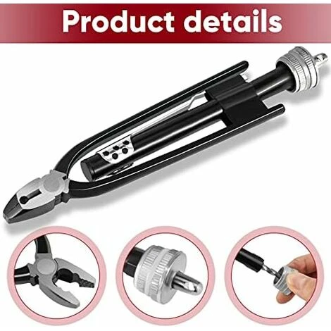 Pince à Freiner, 6 Pouces Pince Torsadée Pour Fil Pince à Torsader De Sécurité Pince à Fileter Avec Ressort Professionnelle Pince De Torsion En Acier à Haute Teneur En Carbone Durable 7 Pince à Freiner, 6 Pouces Pince Torsadée Pour Fil Pince à Torsader De Sécurité Pince à Fileter Avec Ressort Professionnelle Pince De Torsion En Acier à Haute Teneur En Carbone Durable - Image 5